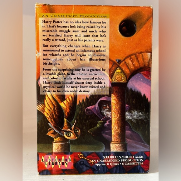 Lot of HARRY POTTER audiobooks cassette tapes and cd books 1,2,3,4,6,7 Hogwarts - Picture 3 of 16